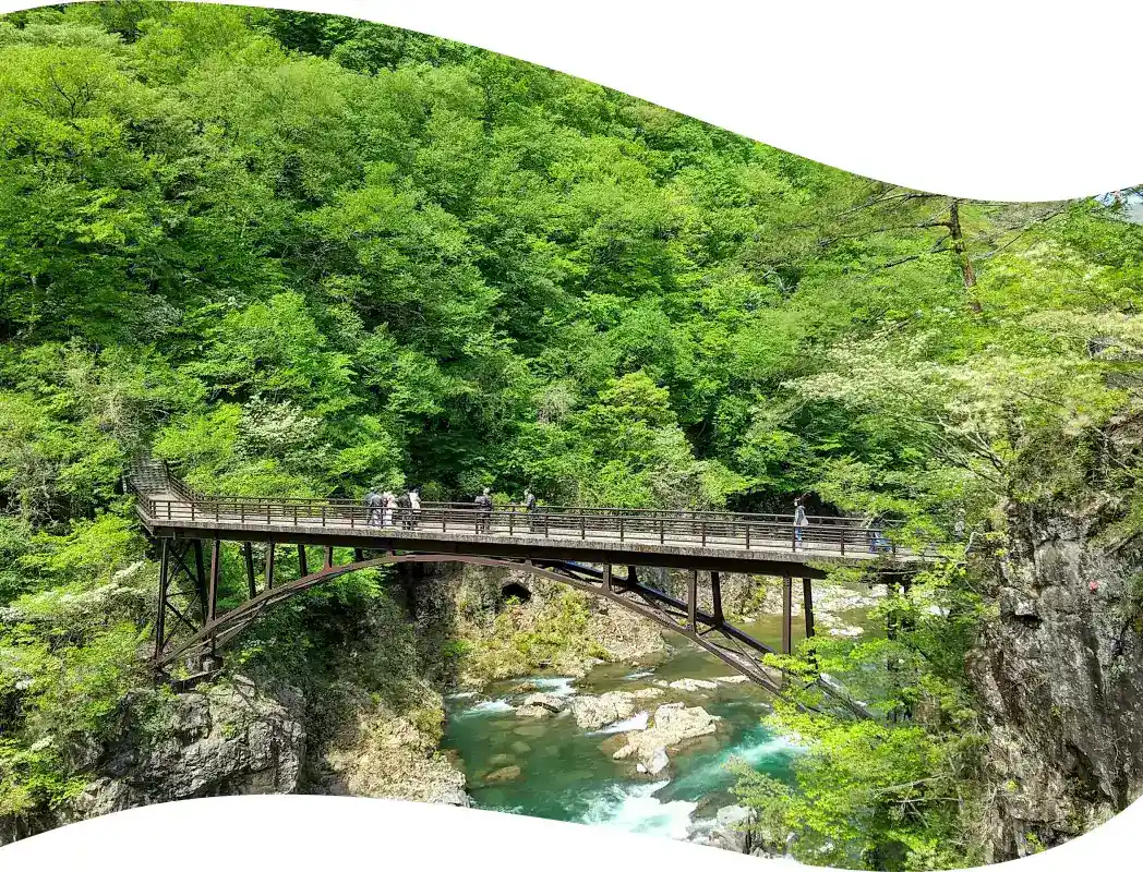 龍王峡の風景