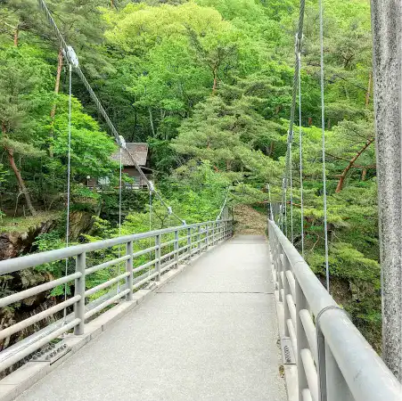 龍王峡上流のむささび橋