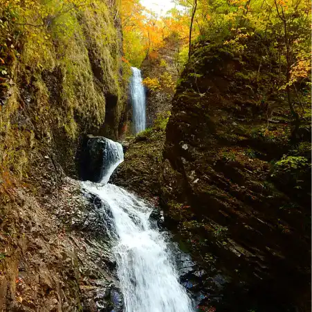 塩原随一の名瀑 竜化の滝